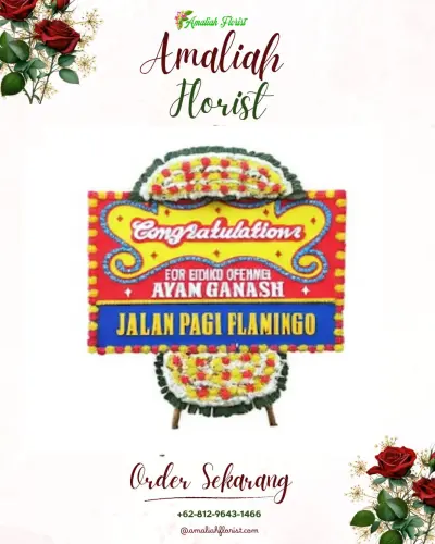 Bunga Papan Congratulation di Dupak